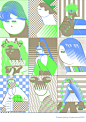Fashion  girls Illustrator Style