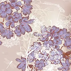 花的背景与花
