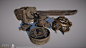 Assassin's Creed Origins Props – catapult,silphium, Samuil Munis : These are some props I made for Assassin’s Creed Origins. 
Catapult parts mostly used to show off the Roman military industry in the region of Kyrenaika and Green Mountain. I few parts fro