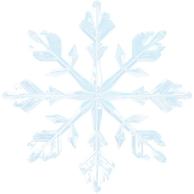 3D立体透明雪花贴纸7