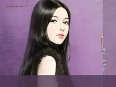 甜美手绘美女插画壁纸（第十七辑） - 手绘美女壁纸 - 爱情小说美女手绘 19