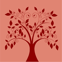 卡通树木元素矢量素材