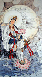 工笔人物画逸笔清馨