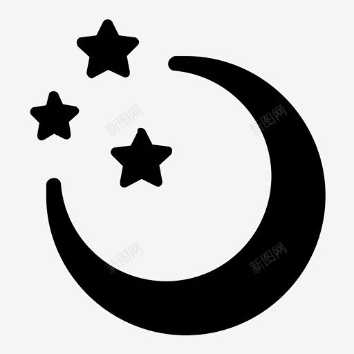 清晰的夜晚时间清晰的夜晚月光 清晰 icon 图标 标识 标志 UI图标 设计图片 免费下载 页面网页 平面电商 创意素材-花瓣网