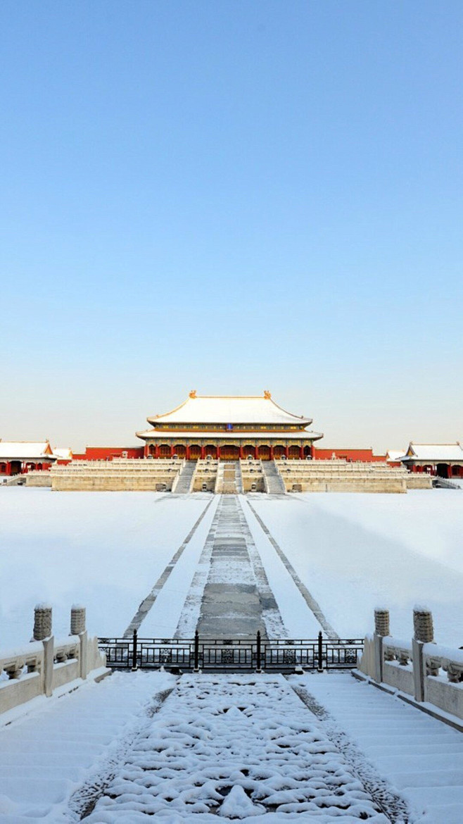 故宫雪景，美得这么安静！