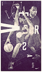 Adam created the visual identity for Nike’s Lebron 9 campaign based on the concept “Shoe Science” #design #poster
