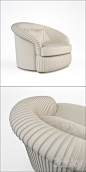 3d models: Arm chair - Armchair Gessato Dp