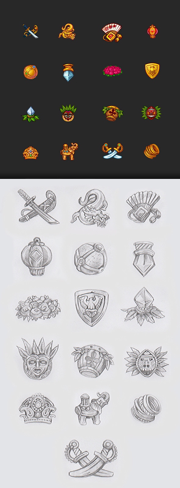Icons for the game s...