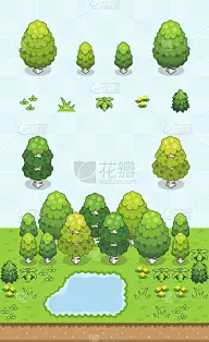 春天,白桦,森林,植物群,可爱的,倾斜视角,模板,草,植物,户外