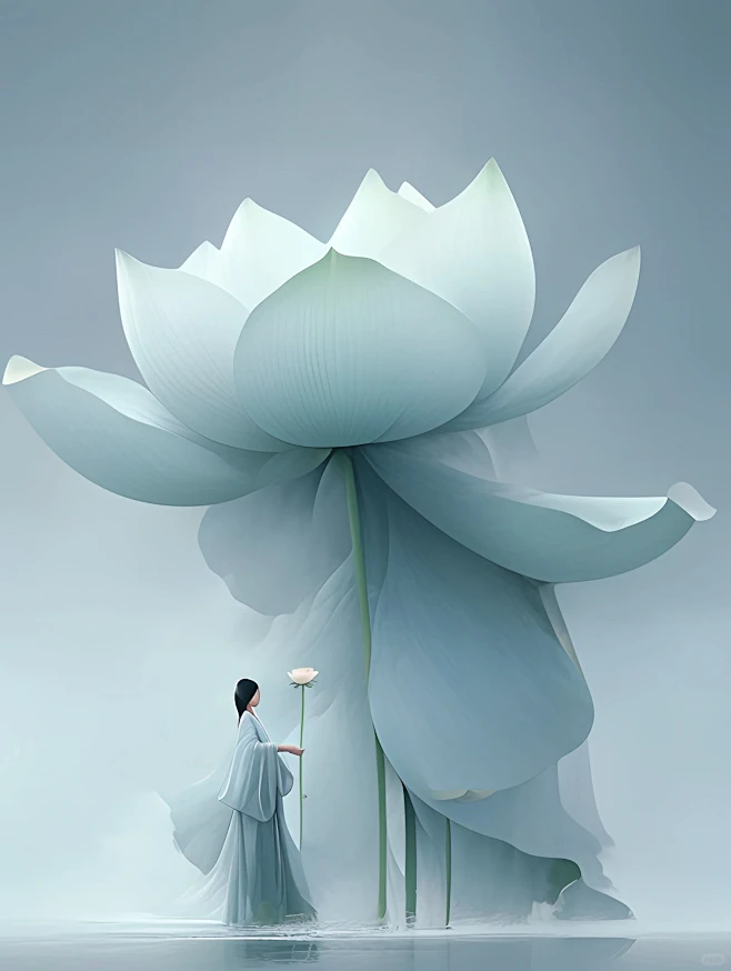《青荷》-花瓣网
