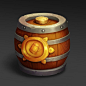 ArtStation - Props. Barrels, Romana Krulikovskaya