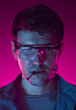 Neuromancer, Rafael Moco : This is a work based on the Brazilian cover of Neuromancer book. The original artwork was made by Josan Gonzalez, and the post-production/photograph was done by Milton Menezes, using Photoshop

I did it using just Blender and Cy