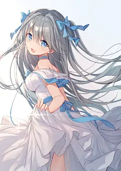 戴墨镜鸭舌帽酷酷的动漫少女人像手机壁纸