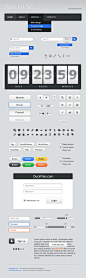 Download for free 70+ user interface elements (Free PSD) - Free and premium resources for web designers - DuckFiles