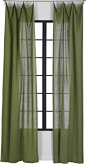 Shop Belgian Linen Cafe Curtains | Modern, Affordable Home Décor - Modern Home Accessories | CB2: 