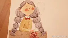 钟钟插画超话
下雨了
有点冷
泡一杯咖啡
闻着香味
感受当下的幸福
#儿童插画##原创插画#水彩超话 ​​​​