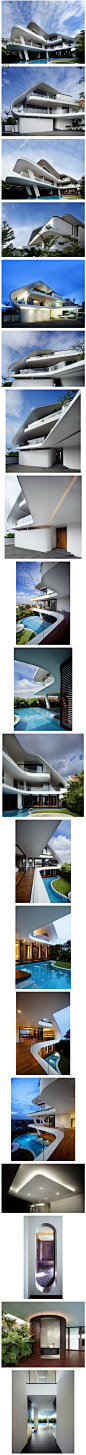 流动曲线的 Ninety 7 @ Siglap / Aamer Architects - 建筑 - 室内设计师网