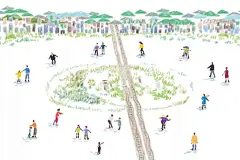 【插画先锋】拥抱夏日之歌 : “春光已融化了\x0a白日渐长，夜风渐暖\x0a似乎有谁迟到了\x0a没关系，还来得及，\x0a让这一首夏日之歌拥抱你”