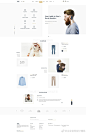 一组极简风格的时尚服饰类网上商城设计参考... 来自企业官网设计精选 - 微博