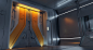 SOL 3 DEMO | CORRIDOR SET DESIGN, Gregor Kopka : Here is the set design i did for the corridor at the start of the demo. The goal here was to create a clean and quiet design to have the focus on the rtx tech without to create to big of a distraction. The 