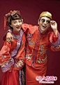 中式创意婚纱照姿势盘点-明星婚照-婚尚-久久结婚网