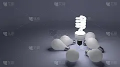 荧光灯,电灯泡,三维图形,在上面,能源,绘画插图,古老的,光亮,灯,明亮