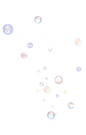梦幻彩色白色肥皂气泡元素泡泡水泡后期特效 PNG透明免扣设计素材