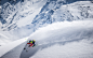 Powder Skiing Turn by Christoph Oberschneider on 500px