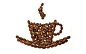 咖啡与咖啡豆特写34037_美食类_咖啡/巧克力/牛奶_图库壁纸_联盟素材