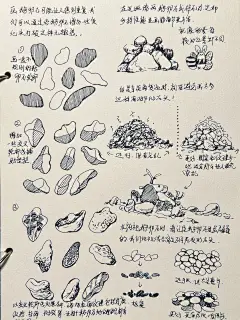 钢笔画练习打卡｜鹅卵石_1_画画的倍币_来自小红书网页版