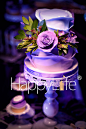 唯美紫色系婚礼《时礼》浦东嘉里+来自：婚礼时光——关注婚礼的一切，分享最美好的时光。#婚礼蛋糕#