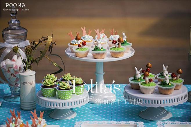 森系童话主题派对甜品台 婚礼派对甜品桌 ...