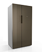 Siemens SbS integrated-G | Refrigerator | Beitragsdetails | iF ONLINE EXHIBITION : New Siemens side-by-side fridge-freezer combination in a puristic, minimalist design. High-quality glass panel doors with integrated handles and graphically reduced electro