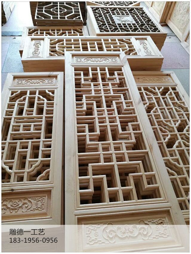 简单实用木质花格