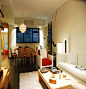 二居76平现代舒适家庭客厅沙发茶几地毯装修效果图
