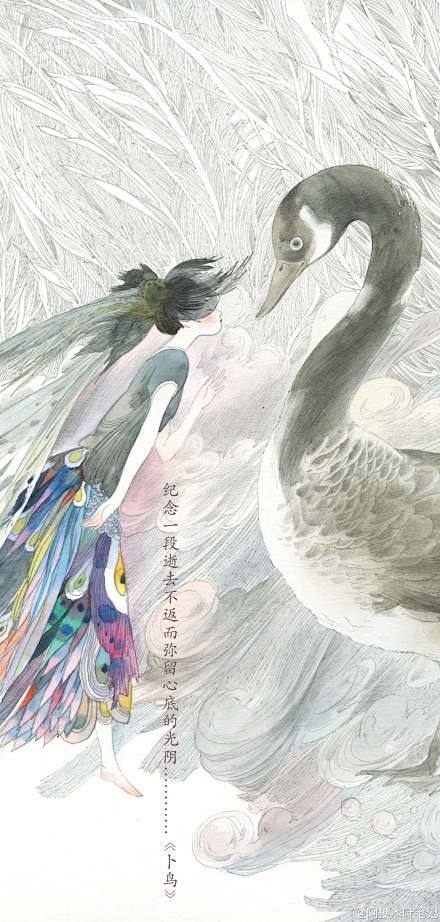 “六年不倦，下笔私藏，为纪念心情而画，为...