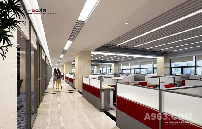 深圳办公室装修设计 一览网络办公室设计