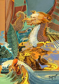 获全球插画奖的商业插画【十二生肖】