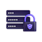 Server Protection 3D Illustration