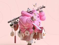一只小猪萌采集到C4D