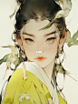 【我的AI试验】古风美女又来啦