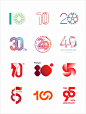 周年庆Logo设计赏析五 - 小红书