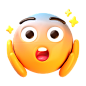 PNG素材：恐惧中的脸尖叫