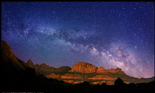 Milky Way over Zions...