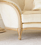 Luxury Italian Ivory Louis Reproduction Sofa : Luxury Italian Ivory Louis Reproduction Sofa, explore and discover beautiful cream and gold Italian reproduction sofas at Juliettes interiors.