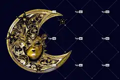 背景 模板 美丽的壁纸 狂欢节 狂欢 自由背景 面具 金的