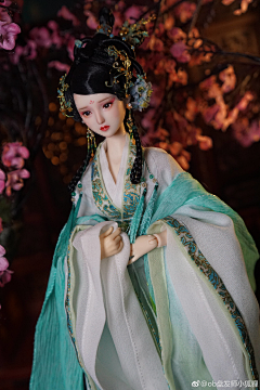青陵墨余采集到【汀蘋烟芷】古风SD娃娃