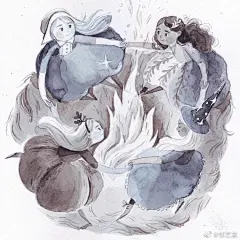 绘本插画超话 善于运用曲直去打造画面或活泼或平静的节奏感。works by Margarita Kukhtina
#手绘# #儿童插画# ​​​​