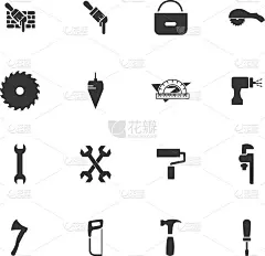 工作工具图标集