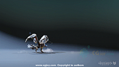 李梳雨采集到游戏动画·禽类·pose/动作